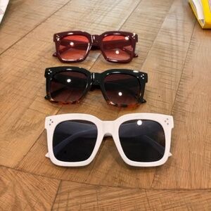 Set of 3 Women's Sunglasses
